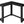 Corner Accent Console Table for Entryway