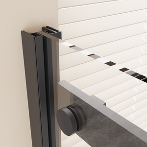 48 in W x 72 in H Frameless Sliding Shower Door