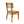 Netro Acacia Wood Dining Chair with Light Brown Wicker