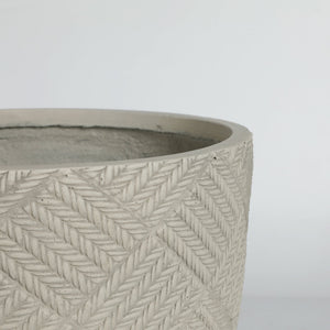 Round Concrete Planter Set of 2