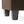 Upholstered Ottoman, Chocolate