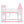 Twin Over Twin Castle Bunk Bed With Ladder - Pink
