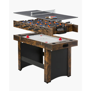 54" 3-in-1 Air Hockey Table Combo