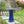 Handmade Glazed Ceramic Bird Bath, Sapphire
