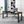 Executive Office Desk, Large Computer Workstation With Thick Frame - Brown / Black
