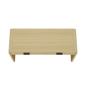 Grace - Office Desk & 2 Drawers - Oak