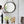 Handsome Cleveland Mirror With Rope Strap Contemporary Design Circle Mirror With Round Metal Frame For Wall Decor