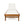 Outdoor Chaise Lounge With Acacia Wood Frame - White / Teak