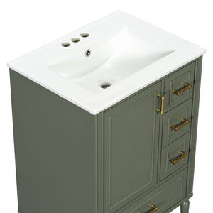 Traditional Bathroom Vanity Set With Soft Close Doors