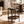 Oval 2 Shelf Dark Kitchen Cart