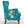 Modern Accent Chair with Retro Wood Legs - Floral