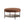 Modern Upholstered Round Ottoman Coffee Table With Storage Shelf