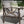 All Weather Armchairs With Cushions, Sculptural Design (Set of 2) - Gray / Khaki