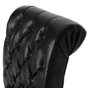 Broxton Tuft Dining Rolltop Chairs With Button Tufted Backrest (Set of 2)