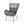 Modern Aesthetic Outdoor Rattan Accent Chair With Metal Legs