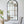 34x65.5' Arched Full-Length Mirror with Black and Gold Windowpane Design