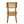 Netro Acacia Wood Dining Chair with Light Brown Wicker