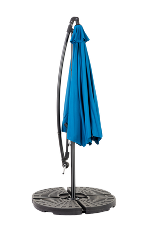 10ft Offset Hanging Market Patio Umbrella with Easy Tilt Adjustment