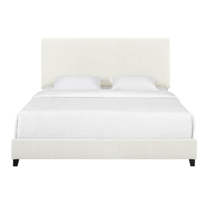 Platform Bed & Upholstered Headboard