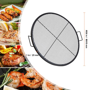 X-Marks Fire Pit Grill Grate, 36 Inch