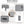 Bathroom Vanity With Sink, Soft Close Door, Double Layer Door Shelf And 3 Drawers - Gray