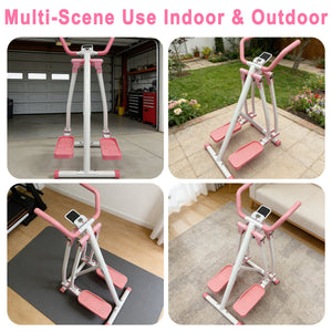 Air Walk Elliptical Machine - Foldable Cardio Cross Trainer