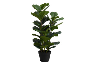 32" Tall Artificial Fiddle Tree Indoor Faux Plant