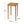 Outdoor Minimalist Acacia Wood Square Bar Table