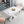 Rectangle Dining Table, Stretchable, X Shape Legs - White