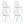 Modern Minimalist Transparent Dining Chair - 6-Piece Set