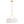 3-Light Gold Fabric Drum Pendant Light