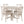 Modern Dining Table Set For 4, Round Table And 4 Kitchen Room Chairs, 5 Piece Kitchen Table Set For Dining Room, Dinette, Breakfast Nook