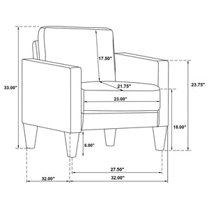Farallone -Track Arm Accent Chair