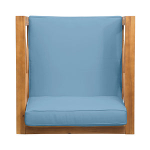 Brava Mid-Century Modern Club Chair with Water Resistant Cushions