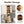 Tall Bathroom Cabinet With 1 Door, 3 Drawers, Open Storage - Wood