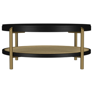 Benson - Round Table With Storage Shelf