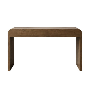 Dark Table with 3-Drawer Storage