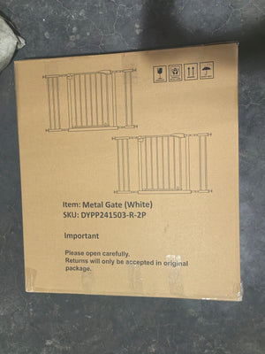 2 Pack 29.5-44.1" Wide Baby Gate for Stairs and Doorways