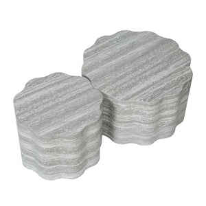 Set of 2 Round Coffee Tables