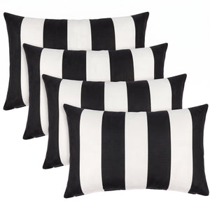 4 Pack Outdoor Lumbar Pillow Covers