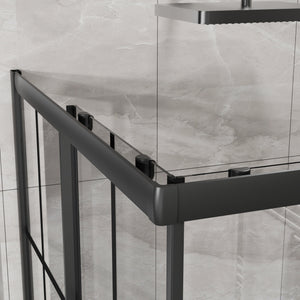 Goodyo Corner Shower Door - 36" D x 36" W x 72" H