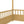 Twin Size Floor Wooden Bed with House Roof Frame