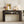 Console Table With Fluted Legs, Open Shelf
