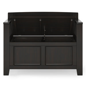 Amherst - Small Transitional Entryway Storage Bench