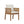 7 Pieces Acacia Wood Outdoor Dining Set with Cream Cushions and Natural Wicker