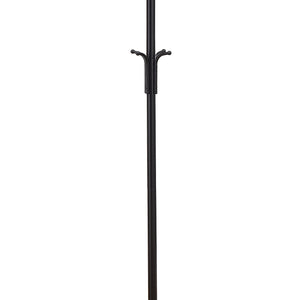 Coat Rack With 3 Tier Hooks For Entryway - Black