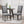 French Country Style Dining Chair with Upholstered Seating and Fluted Legs