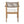 Braided Acacia Wood Outdoor Dining Chairs Set of 4 – Teak Look with Beige Rope & Cream Cushions
