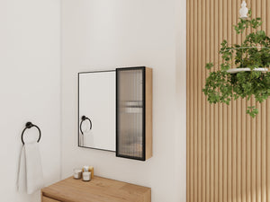 10'' Bathroom Wall Mirror Cabinet with Acrylic Door