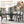 5 Piece Dining Set Extendable Round Table And 4 Chairs - Black / Oak